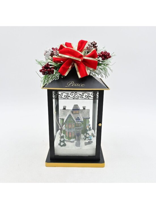 Other - Thomas Kinkade Christmas Lantern Peace Bradford Exchange Sparkle Of The Season